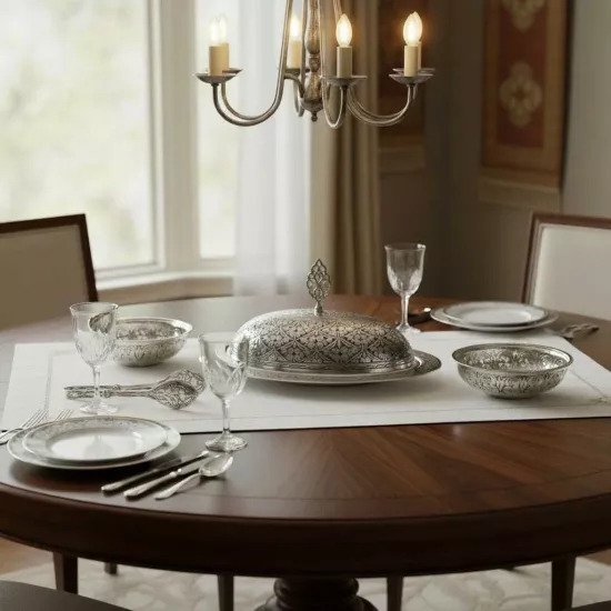 35 cm Ağır İşlemeli Kayık  (EFMR-2380-4)