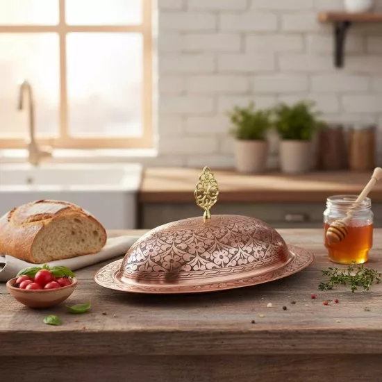 35 cm Ağır İşlemeli Kayık, Skoç  (EFMR-2380-5)