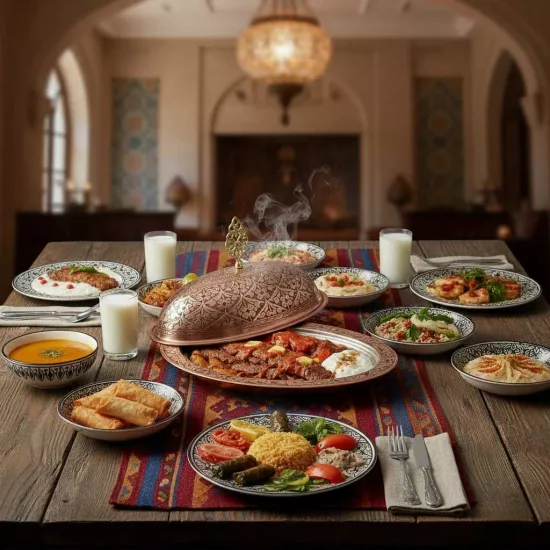 35 cm Ağır İşlemeli Kayık, Skoç  (EFMR-2380-5)