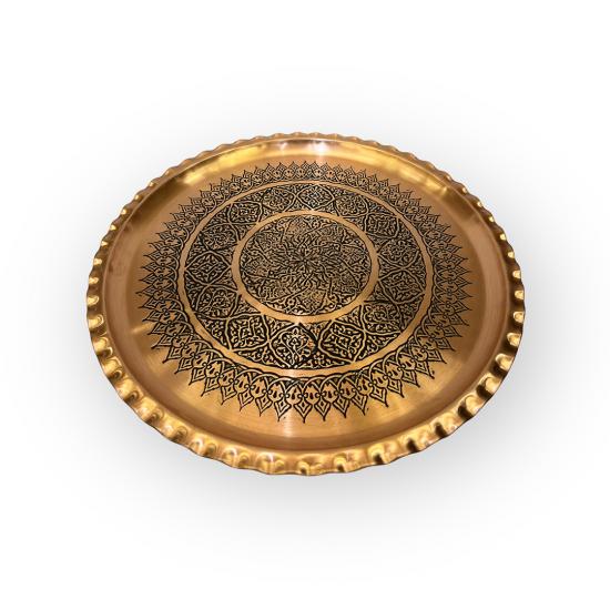 Skoç Eskitme Çirtikli Tepsi 38 cm (EFMR-2937-5)