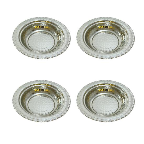 4’lü Bakır Kahvaltı ve Meze Tabağı (EFMR-2017-64)