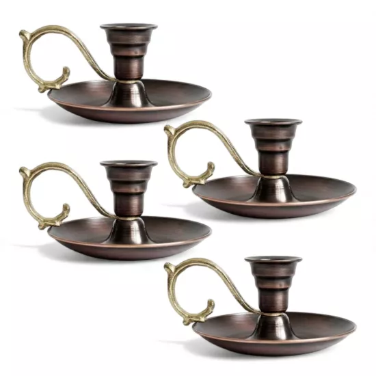 Oksitli Bakır Düz Şinanay Mumluk (EFMR-1090-34)