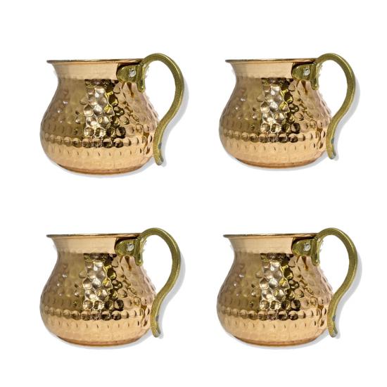 4 Adet Mini Bakır Bardak (EFMR-2227-14)