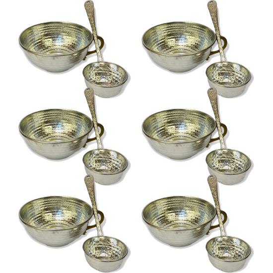 6 Adet Kalaylı Bakır Ayran Tası (EFMR-1102-46)