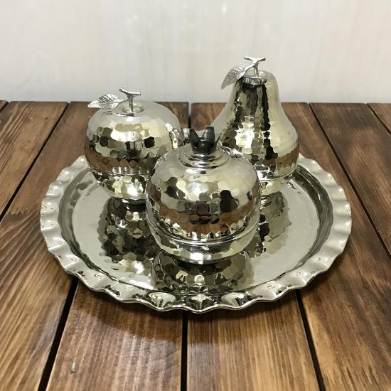 Dövme Bakır Elma Armut Nar Seti (EFMR-1003-2)