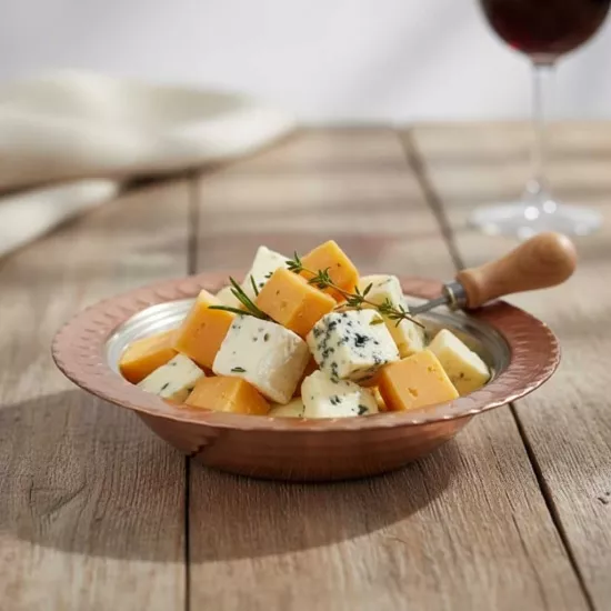 Bakır Kahvaltı ve Meze Tabağı (EFMR-2017-1)