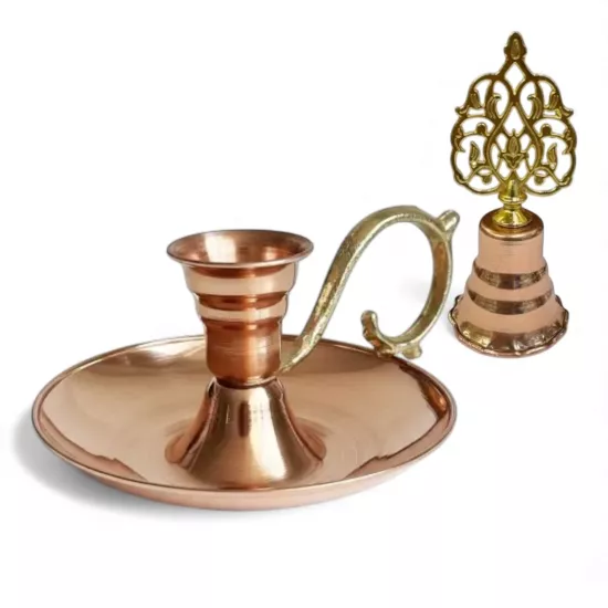 Bakır Mumluk ve Mum Söndürücü (EFMR-1023-1)