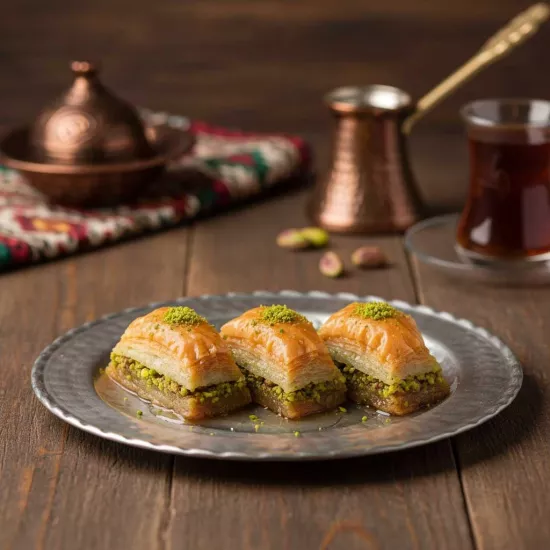 Bakır Tatlı Tabağı (EFMR-2031-6)