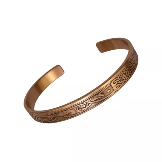 Baykuş Desenli Bakır Bileklik (EFMR-6091)