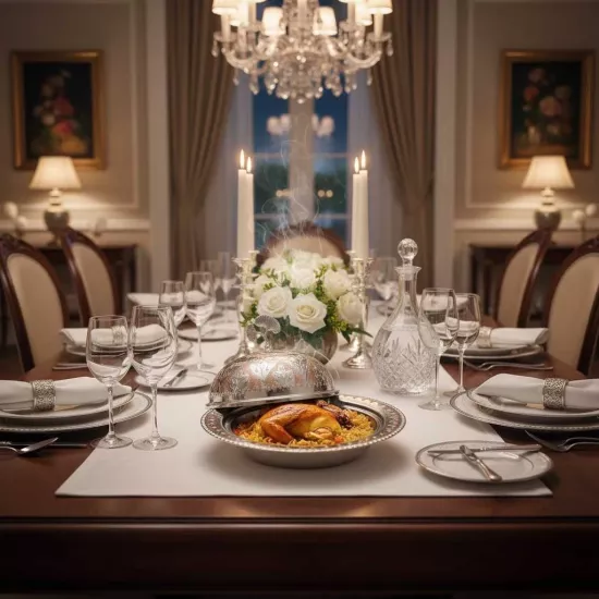 Renkli İşlemeli Bakır Pilavlık No: 2 (EFMR-2375-7)