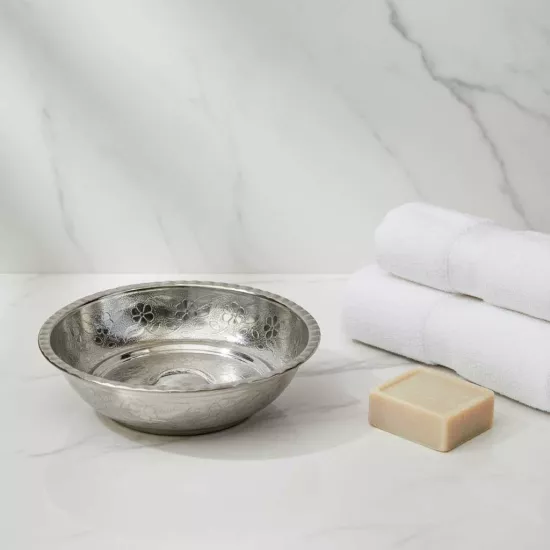 Çirtikli Metal Hamam Tası (EFMR-3621-2)
