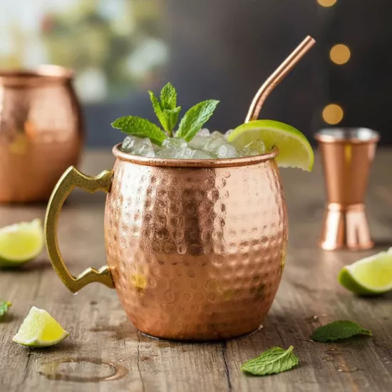 Bakır Moscow Mule Bardak (EFMR-2232-1)
