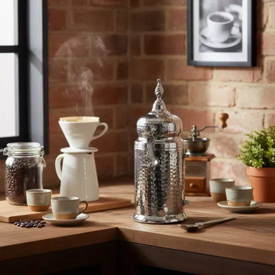 El Dövme Bakır Kahve Kutusu (EFMR-1226-2)