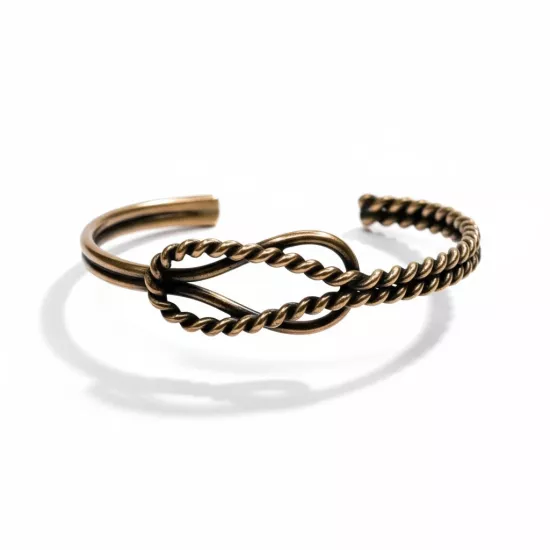 Düğüm Aşk Saf Bakır Bileklik (EFMR-6146-1)