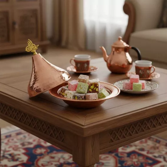 El Dövme Bakır Heybeli Şekerlik (EFMR-2647-1)