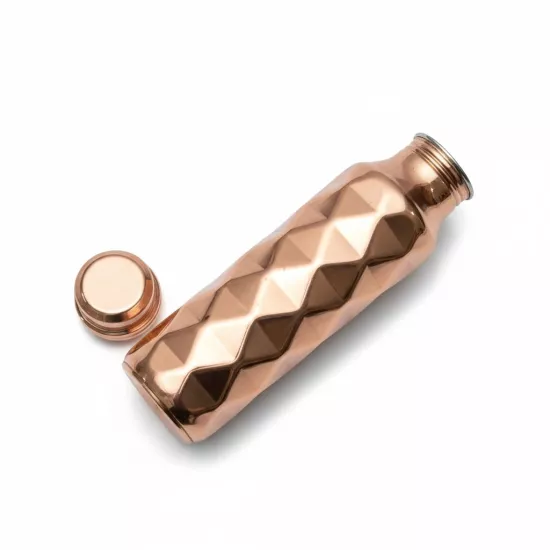 Prizma Desen Bakır Su Matarası (EFMR-3206-1)