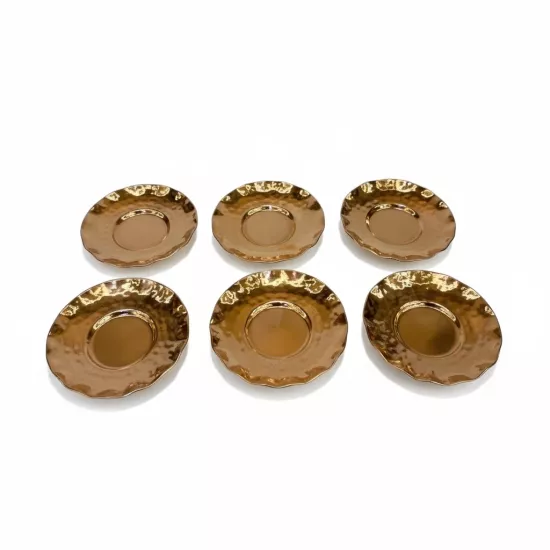 Çirtlikli Bakır Çay Tabağı (EFMR-4104-1)