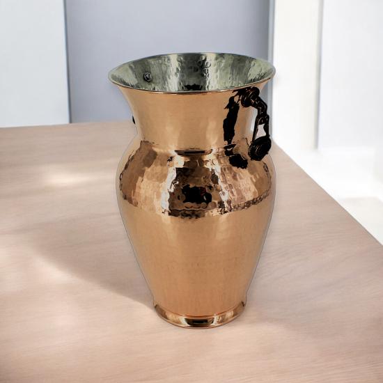 El Dövme Güldane Bakır Vazo  (EFMR-3017-1)