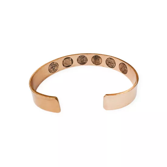 Lazer Motifli, Dualı Bakır Bileklik (EFMR-6157-3)