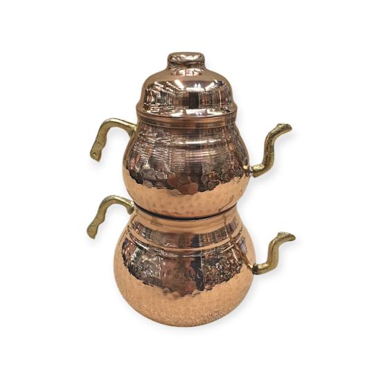 Minyatür Tombul Bakır Çaydanlık (EFMR-1100-1)