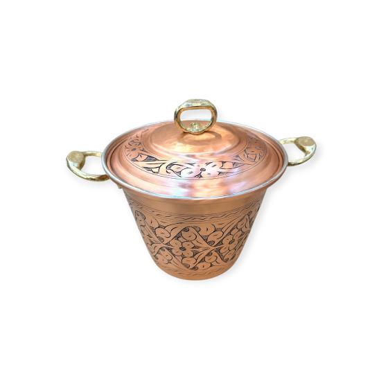 İşlemeli Perde Pilav Tenceresi No:1 (EFMR-2834-51)