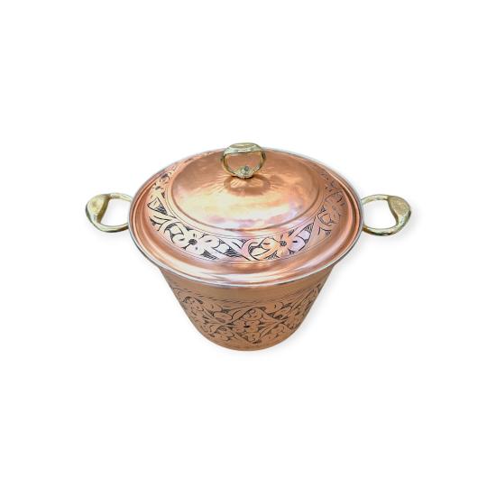 İşlemeli Perde Pilav Tenceresi No:3 (EFMR-2834-53)