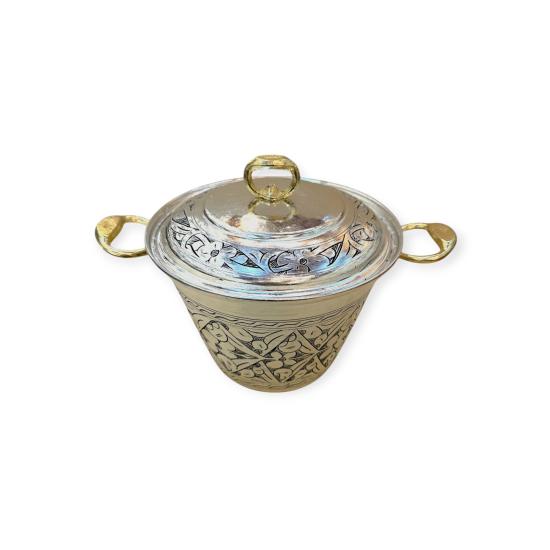 İşlemeli Perde Pilav Tenceresi No:2 (EFMR-2834-42)