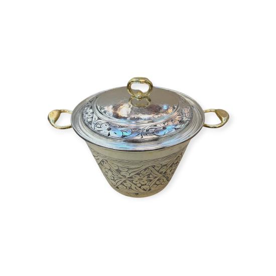 İşlemeli Perde Pilav Tenceresi No:3 (EFMR-2834-43)