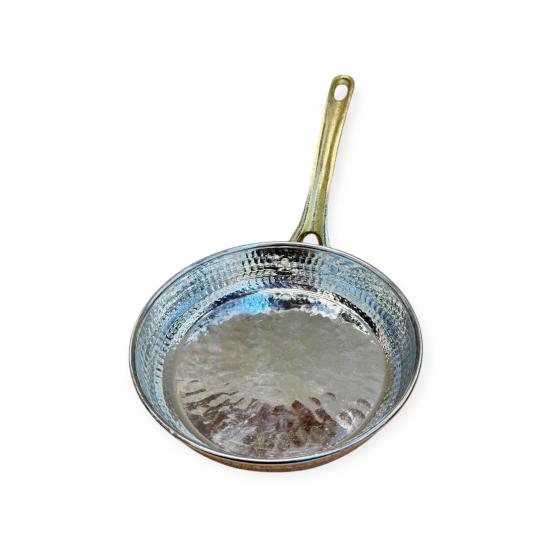 Tek Kulplu Dövme Bakır Tava (EFMR-2745-13)