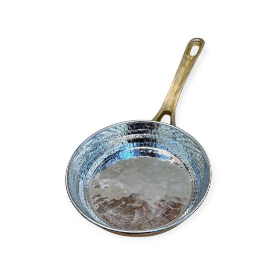 Tek Kulplu Dövme Bakır Tava (EFMR-2745-12)