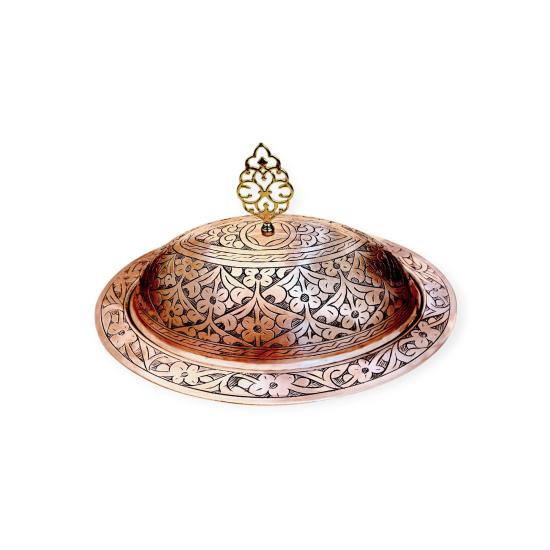 35 cm Ağır İşlemeli Kayık, Skoç  (EFMR-2380-5)