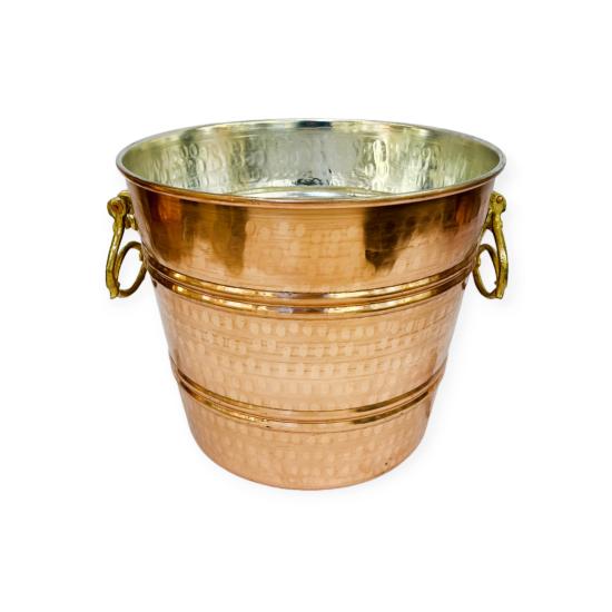 Dövme Bakır Şampanya Kovası (EFMR-1709-1)