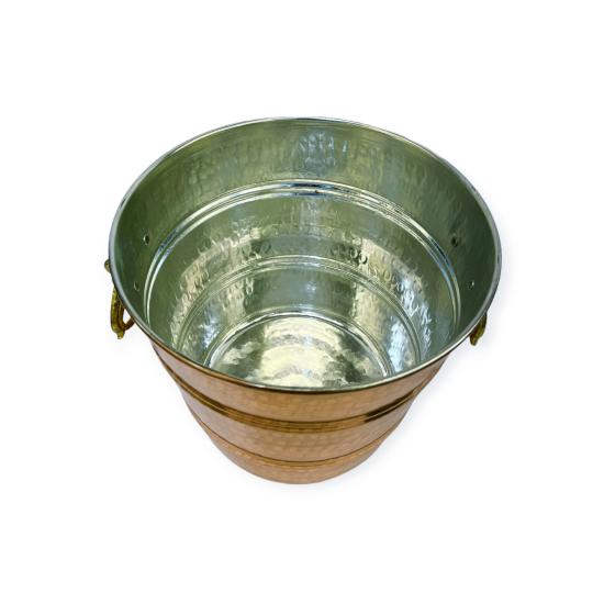 Dövme Bakır Şampanya Kovası (EFMR-1709-1)