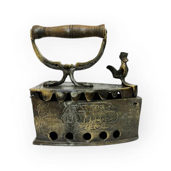 Dekoratif Büyük Pirinç Ütü  (EFMR-9903-7)