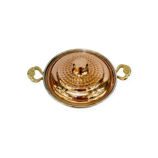 Kapaklı Derin Bakır Tava 3 No (EFMR-2741-1)