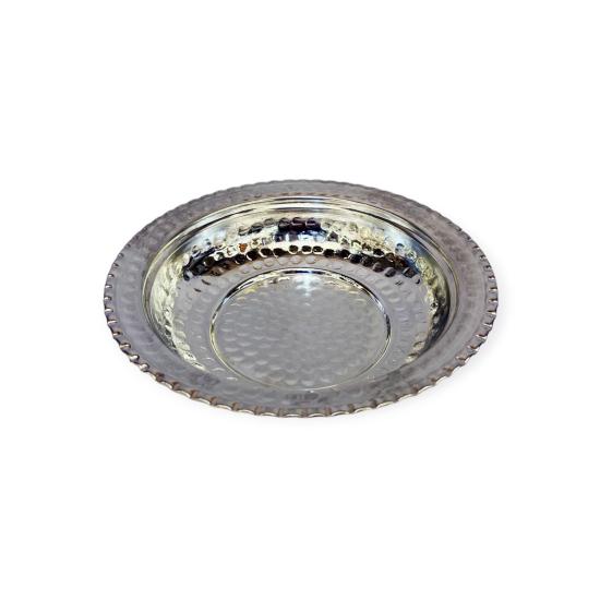 Kalaylı Bakır Yemek Tabağı (EFMR-1610-6)