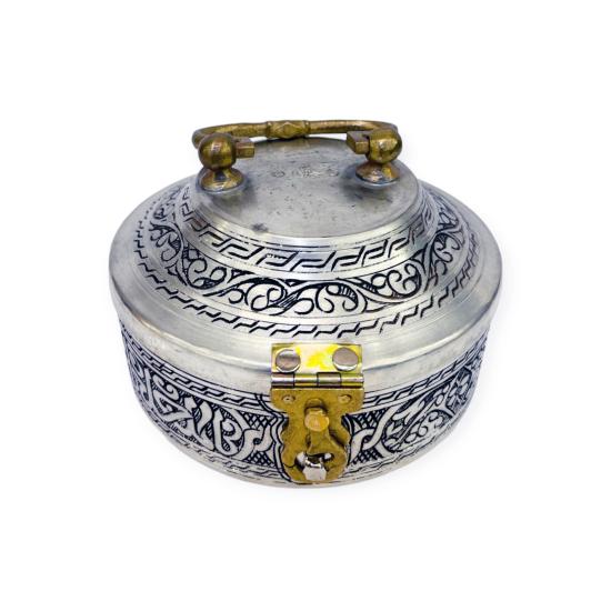 Bakır İşlemeli Eskitme Sabunluk (EFMR-3301-4)