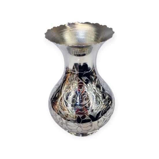 Oyma İşlemeli Bakır Vazo (EFMR-3010-4)