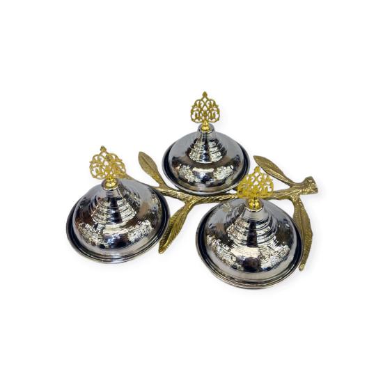 3’lü Nikelli Zeytin Dalı Çerezlik (EFMR-2010-2)