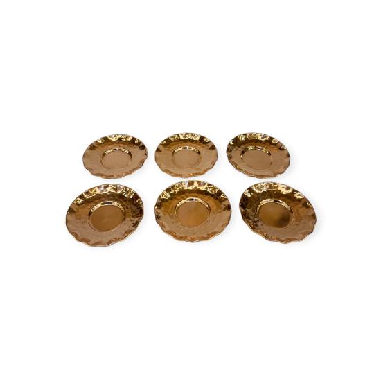 Çirtlikli Bakır Çay Tabağı (EFMR-4104-1)