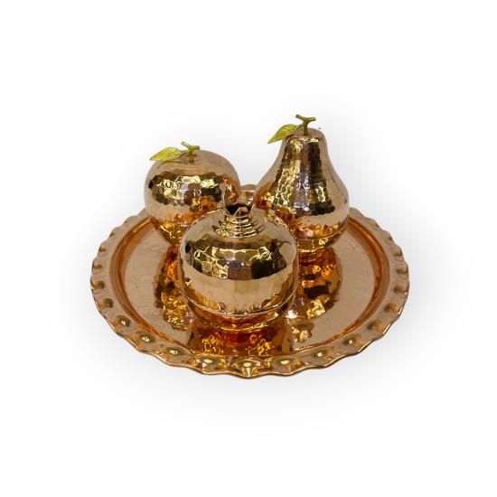 Dövme Bakır Elma Armut Nar Seti (EFMR-1003-1)