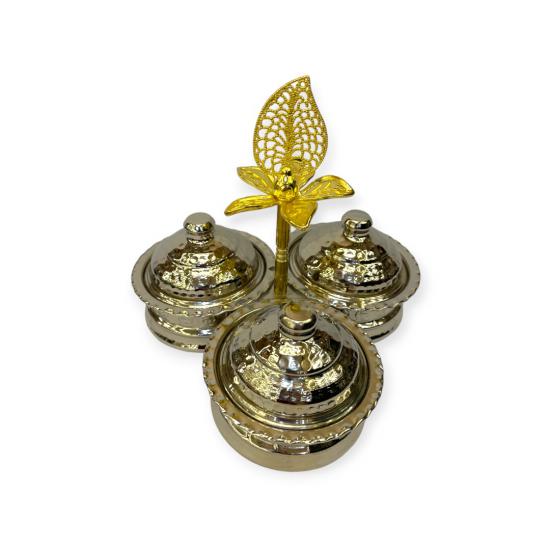 Üçlü Alemli Bakır Baharatlık (EFMR-2033-2)