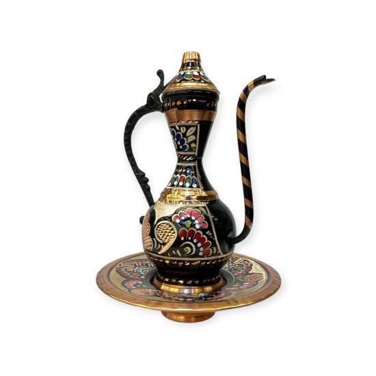 El İşlemesi Mineli Minyatür  İbrik  (EFMR-1902)