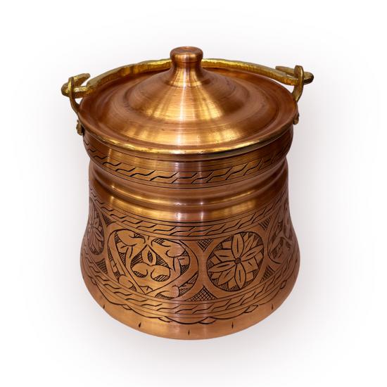 3 Litrelik İşlemeli Eskitme Bakraç (EFMR-1305-5)