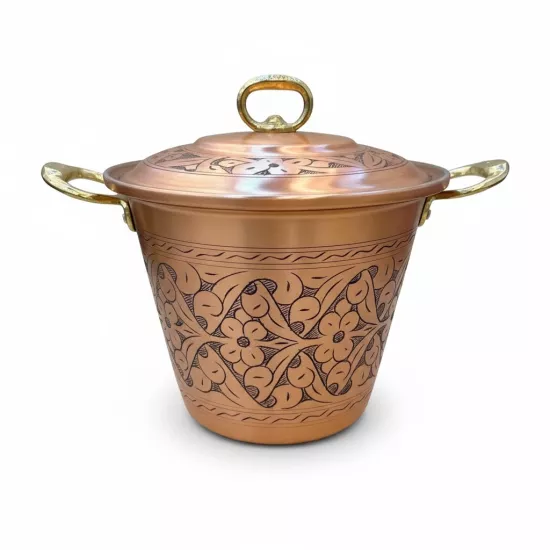 İşlemeli Perde Pilav Tenceresi No:1 (EFMR-2834-51)