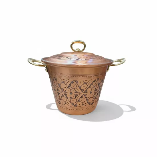 İşlemeli Perde Pilav Tenceresi No:1 (EFMR-2834-51)