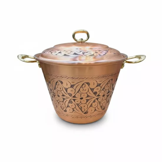 İşlemeli Perde Pilav Tenceresi No:2 (EFMR-2834-52)