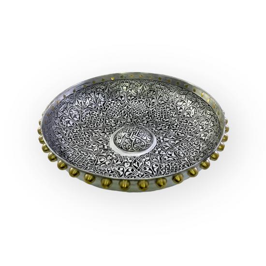 Ağır İşlemeli Bakır Hamam Tası (EFMR-3632-4)