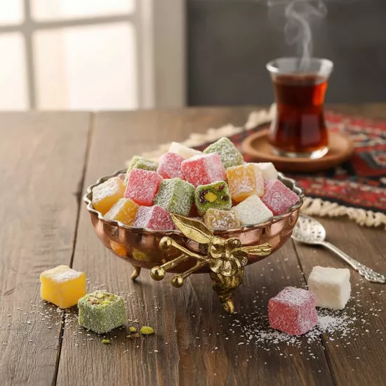 Japon Güllü Fırfırlı Büyük Şekerlik (EFMR-2616-1)