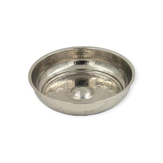 Dövme Bakır Nikelli Hamam Tası (EFMR-3511-2)